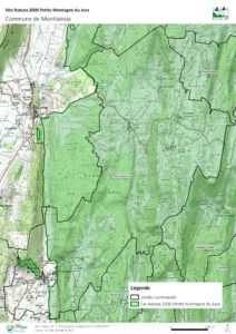 Carte Natura 2000 de Montlainsia